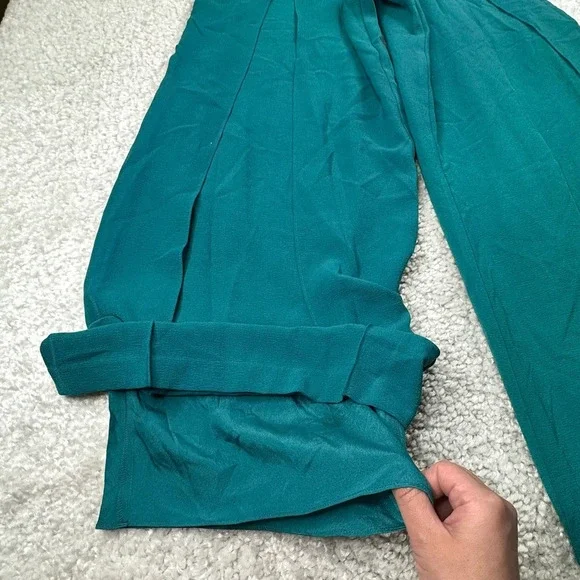 Dress The Population Rai Pleated Wide-Leg Jumpsuit Romper Cruise Event Gala  Larg